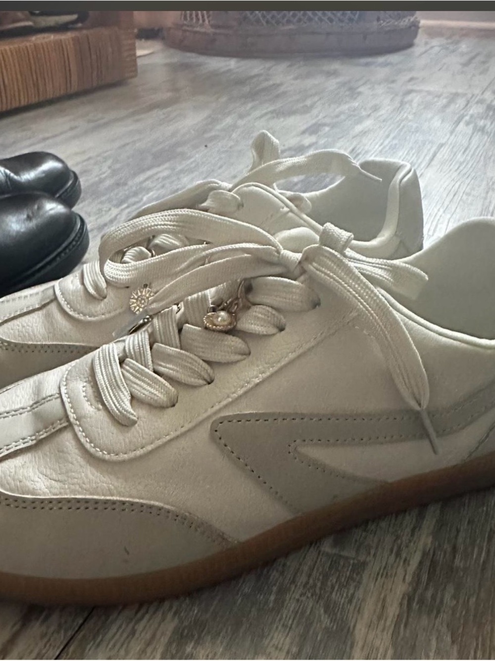 Dolce Vita sneakers with gold charms